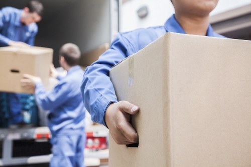 People using a secure storage facility with safety awareness