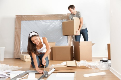 Brockley storage space helping organize household belongings