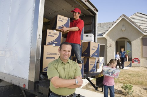 Family furniture and belongings in secure storage