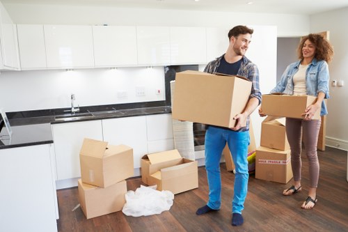 Office removals team planning a workplace relocation in Brockley