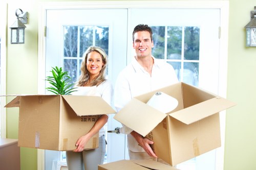 Brockley home storage solution with a mobile self storage container